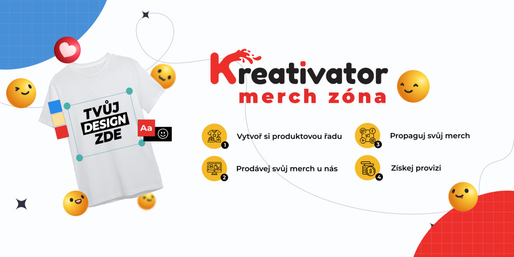 Prodávej svůj merch a získej provizi. 🤩