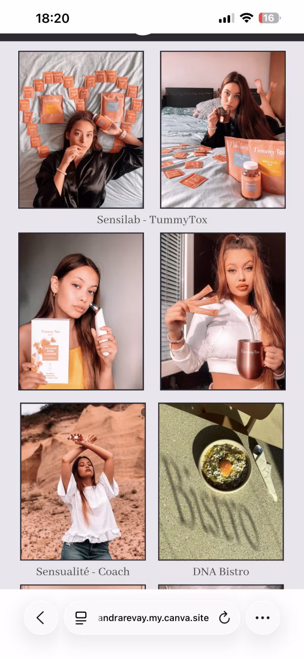 Alexandra Haverlová, portfolio beauty influencer