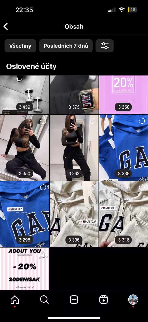 Denisa Knob., portfolio cestování influencer