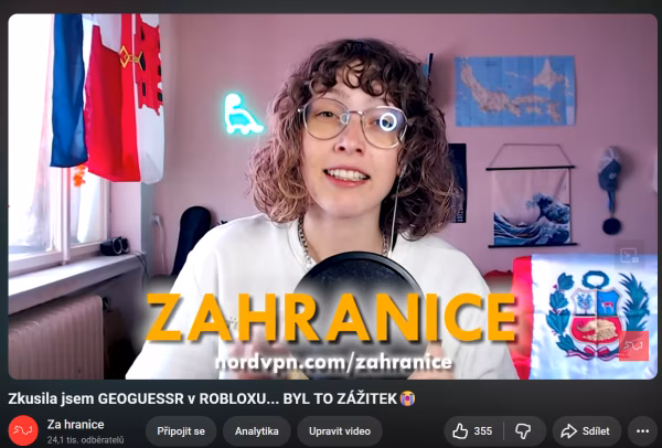 Lucie Šuhajová, portfolio cestování influencer