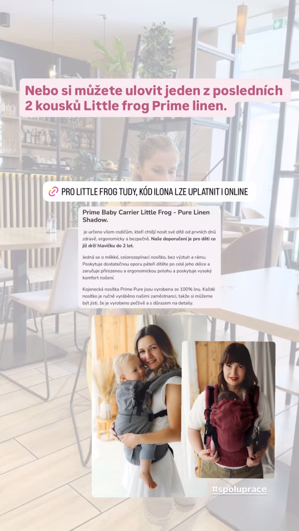 Ilona Tykal, portfolio mateřství influencer