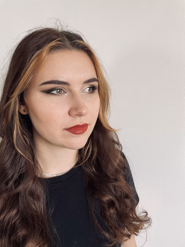 Eliška Bryknarová, portfolio líčení influencer