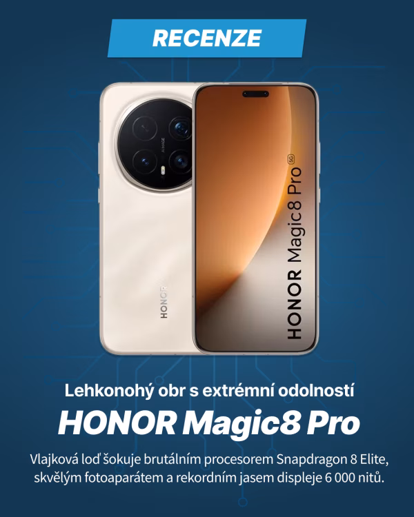 Web oTechnice.cz, portfolio elektronika influencer